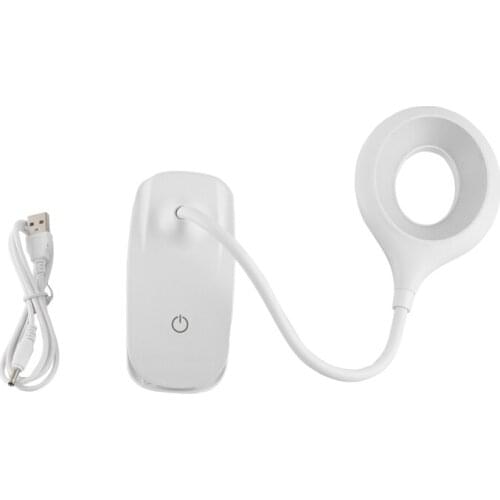 USB Cold Light Table Lamp Clamp Lamp, for Eyebrow Tattoo Manicure Eyelash Extension Reading