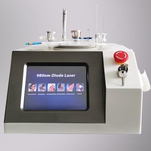 New 6-in-1 physiotherapy 980nm diode onychomycosis laser/nail fungus removal, removal of blood vessels and red blood vessels