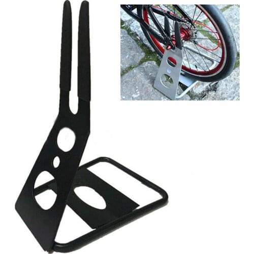 Portable Rear Side Sturdy Mountain Bikes Bicycle Stand Bike Kickstand Rear Hub Mount Parking Storage Instant Rack Bracket