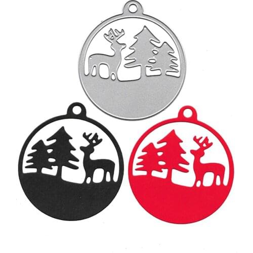 Christmas Pendant Metal Cutting Dies Scrapbooking Embossing Folders for Card Making Craft Stencil Hobby Punching for Paper Dies