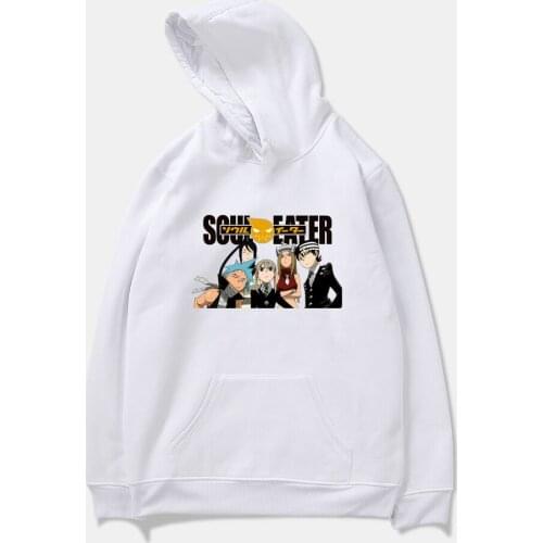 New Soul Eater Men Kids Hoodies Autumn Winter Women Hoodies Fashion Basic Funds High Quality Sweatshirt Casual Clothes Oversized