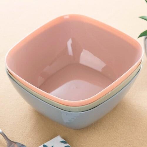 Three in a bag！square fruit plate salad bowl melon seeds fruit plate small snacks candy plate dry fruit bowl