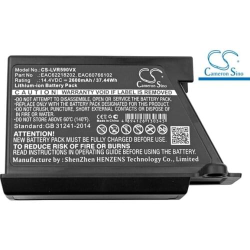 Cameron Sino Battery For LG EAC62218202 VR34406LV,VR34408LV,VR5902LVM,VR5906-5940-5943,VR5940L Li-ion