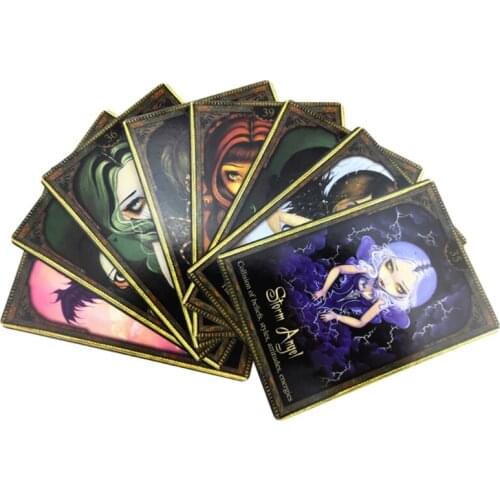 270C Oracle of Shadows and Light Full English Family Party Board Game 45 Cards Deck Tarot Divination Fate Cards