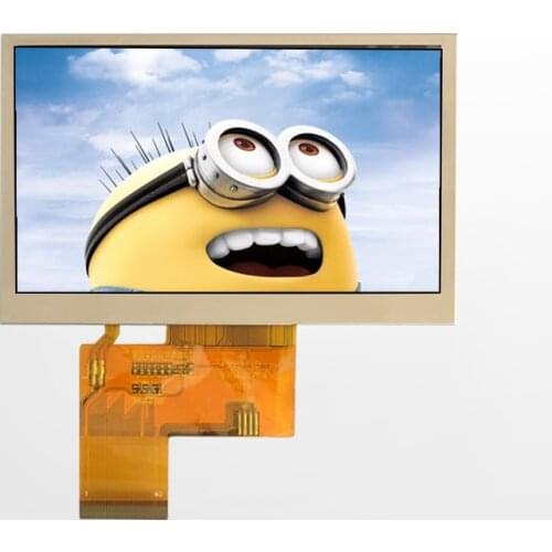 4.3inch 800*480, full viewing angle, wide operating temperature, ST7262, high brightness IPS LCD with capacitive touch panel