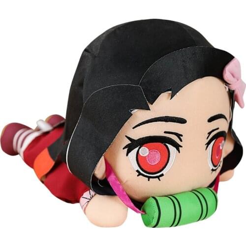 40cm Plush Toy Anime Demon Slayer Soft Stuffed Cartoon Kimetsu No Yaiba Agatsuma Toy Doll Birthday Gift For Kids