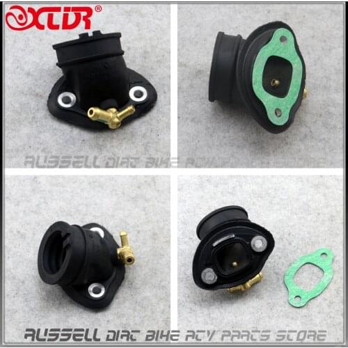 Carb Air Intake Manifold Pipe Inlet Carburetor Connector adapter For PIAGGIO FLY125 FLY150 RAI125 typhoon ZONGSHEN 125cc GY6