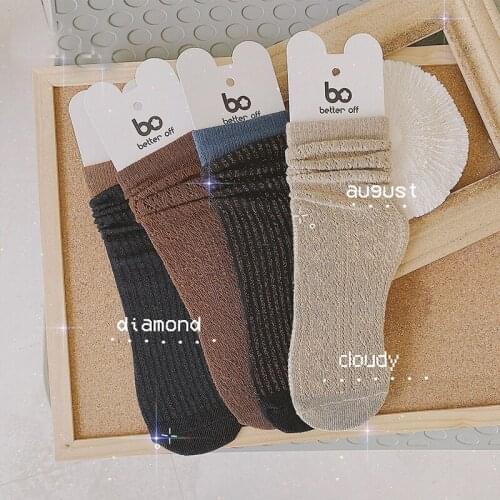 Kids Cotton Knee High Socks Children Stockings Toddler Girls Summer Cute Mesh Thin Tube Shiny Long Sock Baby Accessories Fashion