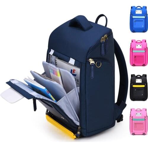 Children School Bag Boys Girls Primary School Backpacks Kids Orthopedic Waterproof Knapsack Grade 1-4 Mochila Bag