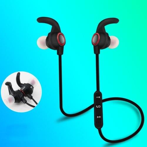 Magnetic Wireless Mini Bluetooth 4.1 Earphone Stereo Sports In-Ear Mic Headphone