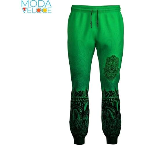 High quality 3d print Mandala 2021 Casual Pants Men Joggers Sweatpants Waist Trousers Fitness Sportswear Fashion Summer Spring