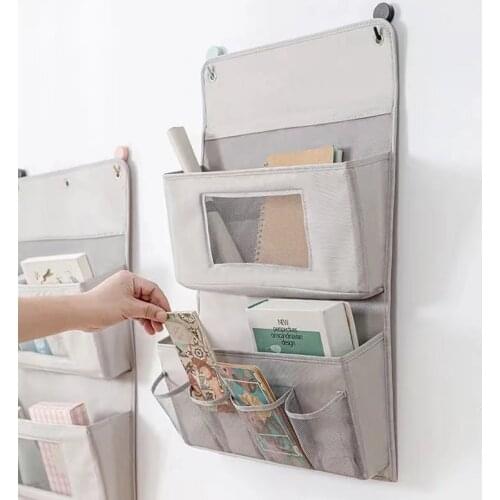 Sundries Storage Bag Behind The Wall-mounted Door Organizer Bag Room Bathroom Kitchen Toys Organizer for Cosmetics Storage