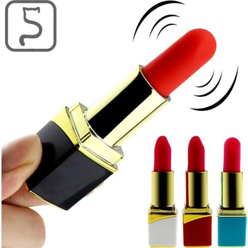 Rechargeable Lipstick Jumping Egg Female Massage Butt Plug Magic Wand Vibrator Masturbation Women Orgasm Electronic Clitoris