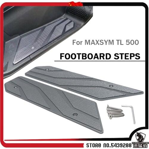 Motorcycle Foot Plate Motorbike Footboard Steps Foot Plate For SYM MAXSYM TL500 TL 500 tl500 Gold / Black / Red / Titanium /Blue