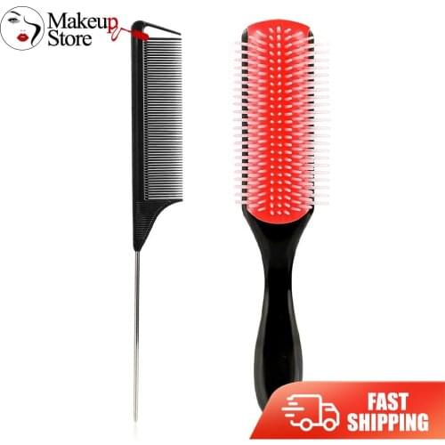 Detachable Anti-static Comb Barber Hair Care Meridian Comb Massage Styling Tools Pointed Tail Comb Suit