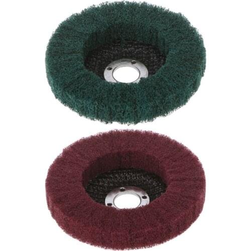 Nylon Fiber Grinding Wheel Polishing Buffing Disc Pad Abrasive Brush Rotary Tool