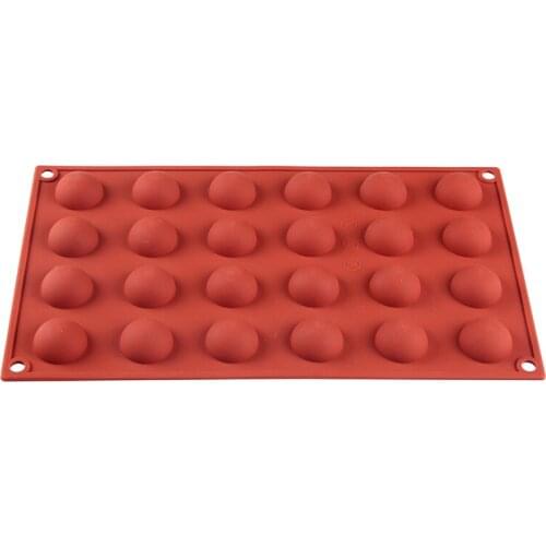 24 Half Ball Silicone Cake Bakeware Fondant Cupcake Decorating Cake Mold Cookies Muffin Chocolate Cookie Mould Baking Tools