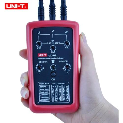 UNI-T UT261B Phase Sequence and Motor Rotation Indicators Tester Meters New Electronic