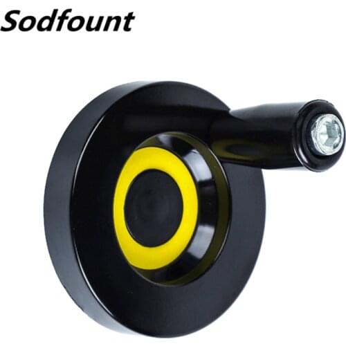 1PC CNC 3D Printer T8 lead screw T12 T10 Trapezoidal Lead Screw hole diameter 8mm 10mm 12mm hand wheel Diameter 80mm