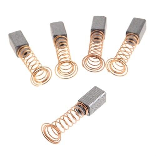 5pairs Carbon Motor Brushes For Dremel Rotary Tool For Generic Electric Motor Power Tools 5x5 X8mm Mini Drill Accessories