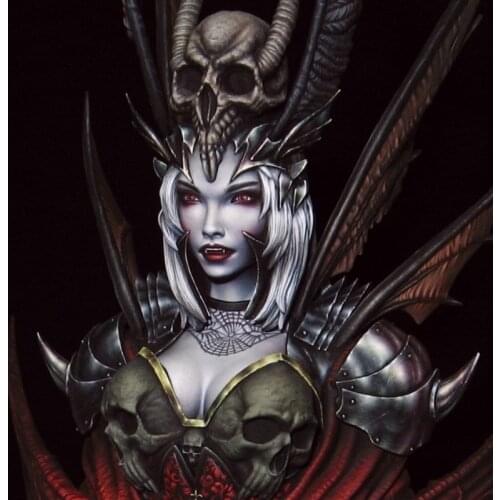 1/10 Resin bust model kit vampire pricess science fiction subject X117