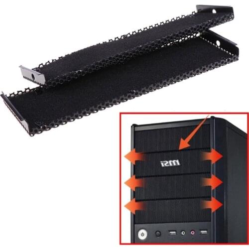 2pcs Optical Drive Computer Chassis Front Panel Bracket Drivers Baffle Sponge