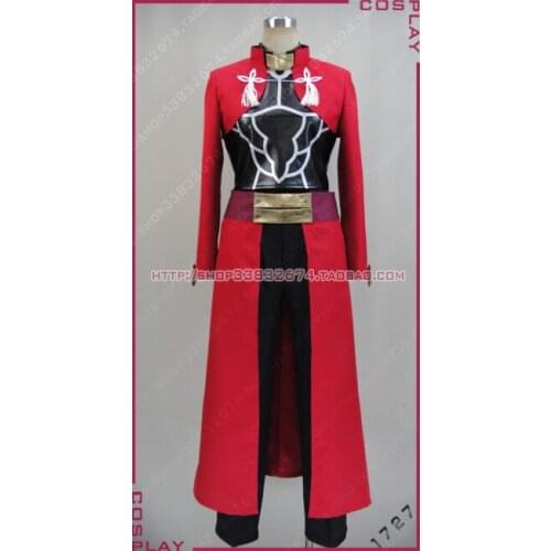 2016 Fate Stay Night Archer Cosplay Uniform Suit Mens Halloween Full Set Costumes Custom Size