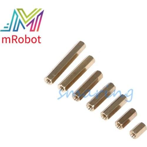 50Pcs M3 8-30mm Hex Brass Spacing Screws Threaded Pillar PCB Computer PC Motherboard StandOff Spacer