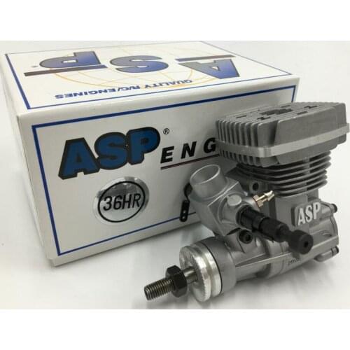 ASP 36HR Two Stock Nitro Engine for Helicopter (with Muffler for optional)