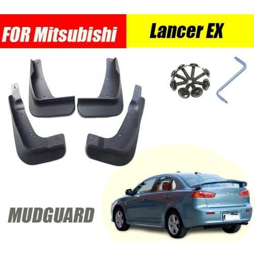 Mud flaps For Mitsubishi Lancer EX mudguards fenders splash guards mud flap car fender accessories auto styline Front Rear 4 pcs