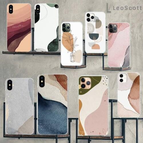 Art blooming pattern abstract Phone Case For iphone 12 5 5s 5c se 6 6s 7 8 plus x xs xr 11 pro max mini