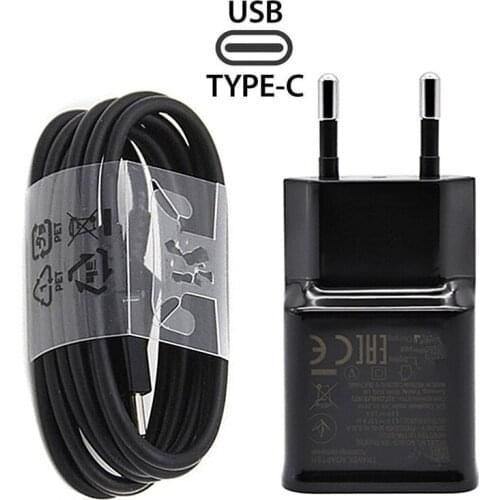 Travel Plug Charger adapter + USB Type C Cable For Samsung A5 2017 A40 A50 M20 M30 A30 Huawei P20 Pro lite HTC 10 EVO U Play U11