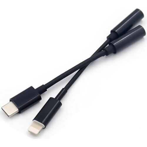 Type-c To 3.5mm Adapter Type-c To Apple Mobile Phone Headset Converter for Android, Huawei, Xiaomi Audio Adapter Cable