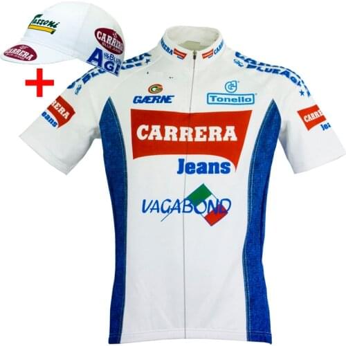 Classic Retro White Summer Mens Short-Sleeved Sweat-Absorbent MTB Road Bicycle Cycling Jersey Outdoor Sports Bike Wear Clothing