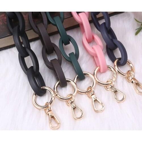 Resin Purse Chain Handles for Bag Strap Replacement Shoulder Straps Purses Making Accessory Handbag Decoration