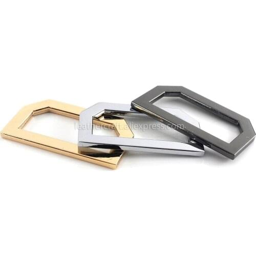 1pcs Metal Mold Formed D Ring Buckle for Webbing Backpack Bag Parts Leather Craft Strap Belt Purse Pet Collar Clasp High Quality