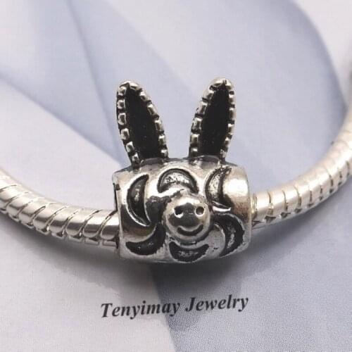 Cute Sun Design Antique Alloy Beads European Charm Beads For Snake Chain Bracelet LB852