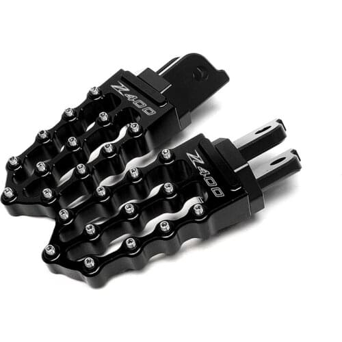 For Kawasaki Z400 Z 400 2018 2019 2020 2021 Motorcycle Latest high quality Front Foot Pegs Rests Rider Footrests