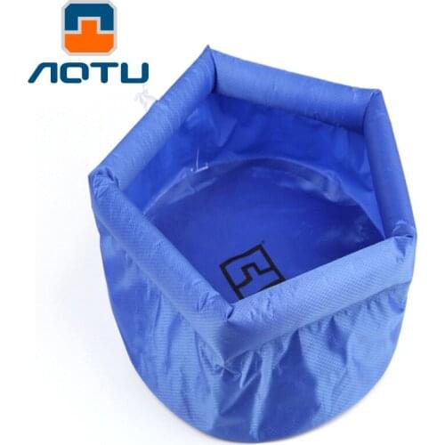 NEW 2020 Outdoor Camping wild Ultra-light inf Folding birdbath tourism lavatory footbath thickening wash gargle water pail of 8L