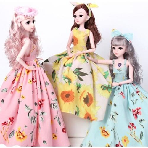 60CM BJD Doll 18 Joint Movable 1/3 Pastoral Princess Aesthetic Style Accessories Clothes Shoes Romantic Girl Gift Children Toys