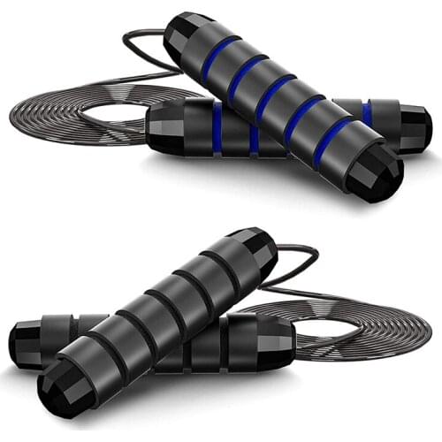 Jump Rope, with Ball Bearings Rapid Speed Jump Rope for Exercise Fitness, Adjustable Jumping Ropes for Women Men Kids