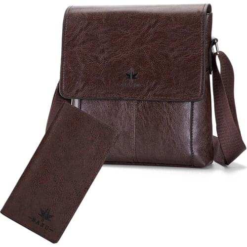 Bag Men Leather Messenger Mens Briefcase Waterproof Business One Shoulder Backpack Vintage Satchel Tablet Cross Body Bag Soft