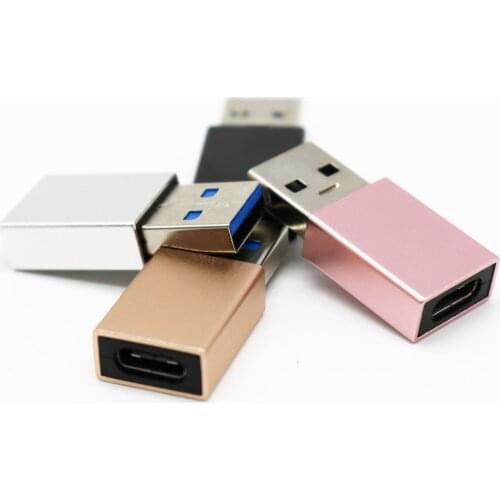 Type C Female To USB Male 3.0 Adapter Metal Mobile Phone Computer Plug and Play Support OTG Two-way High-speed Transmission