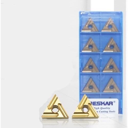 TNMG160404/08R-S LF9018///TNMG160404/08L-S LF9018 carbide inserts, DESKAR brand, to cut cast steel and steel