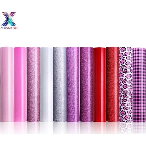 XFX HTV Valentines Day Heat Transfer Vinyl 11 Sheet A4 25cmx30.5cm Pu Heat Transfer Vinyl T-shirt Iron on HTV Printed Htv Vinyl