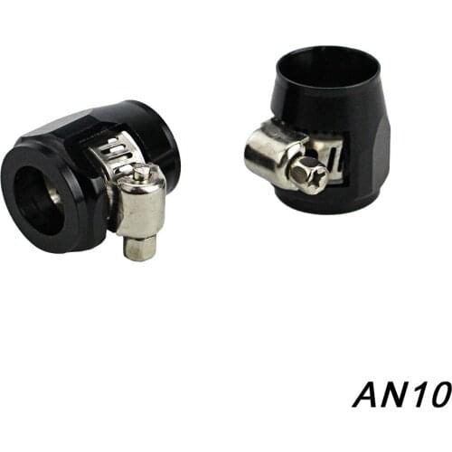 1lot=2pcs Hose Clamp AN10 Fuel Oil Water Tube Hose Fittings Finisher Clamps Hex Finishers ID:21mm TT100821