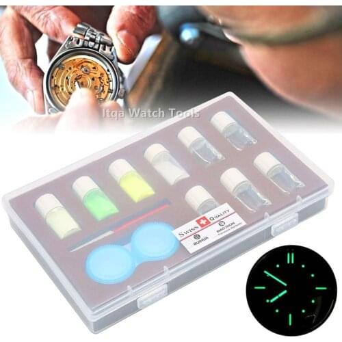 4 Colors Professional Watch Luminous Fluorescent Powder Watch Repairing Tool Kit Hot Sale