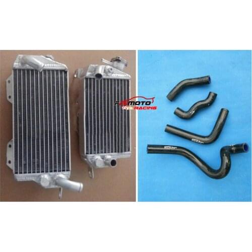L&R Aluminum Alloy Radiator & Silicone Hose For Kawasaki KLX650 KLX 650 1993-1996 96 95 94 93