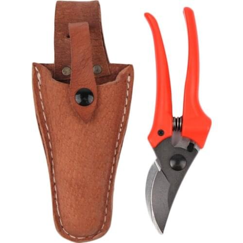 Scissors Cover Leather Hardware Storage Bag Fruit Branch Scissors Protective Cover