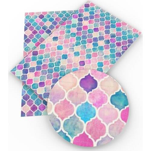 David angie 20*33cm Cartoon Character Design Faux Leather Fabric for Bows Leather Sheets in Crafts Leatherette,1Yc9054